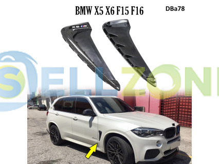 Σετ carbon αεραγωγών για φτερά BMW X5 X6 F15 F16 - DBa78